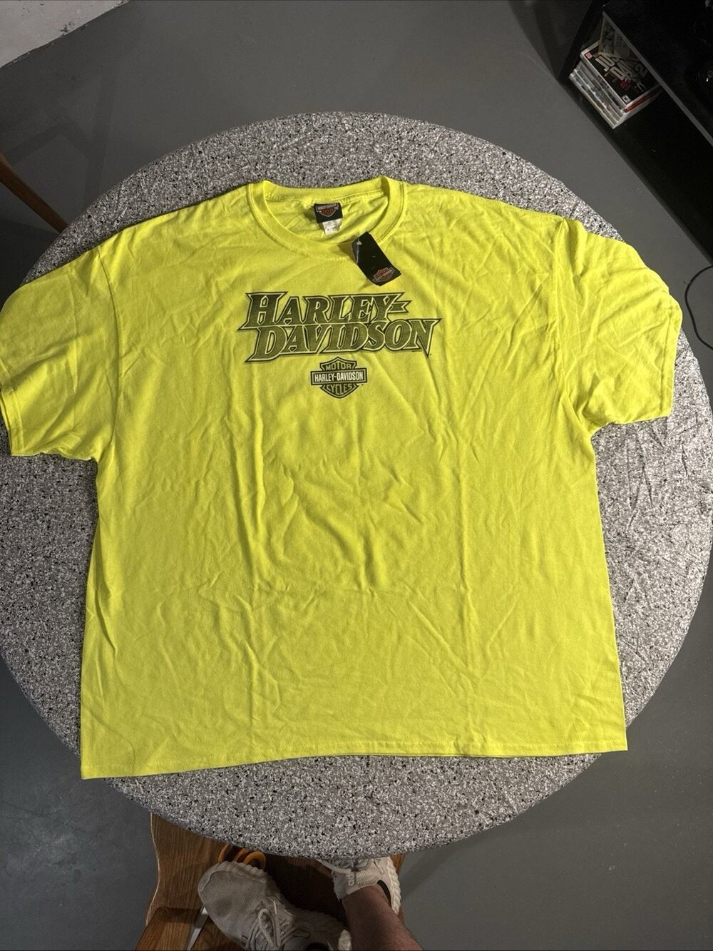 Harley Davidson MAGNA Santo Domingo Graphic Tshirt 3XL Yellow